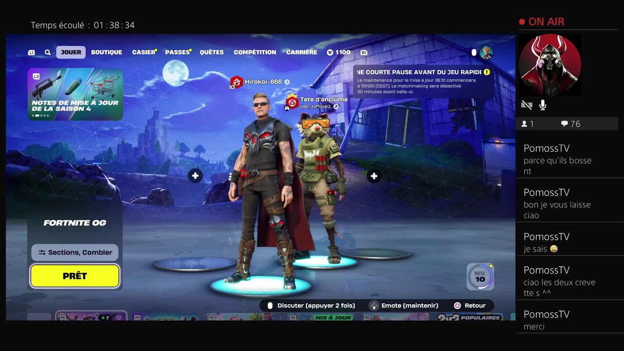 Diffusion PS4 en direct de Hirokoi-666