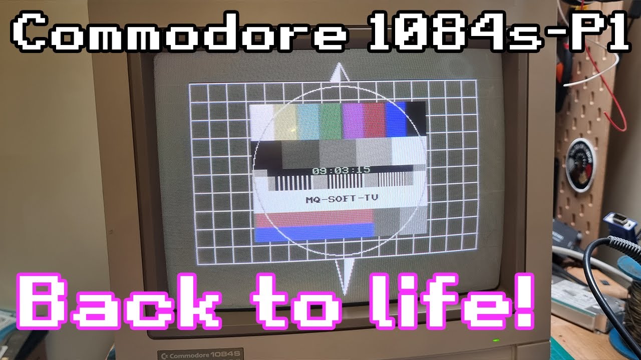 Bringing a Commodore 1084S-P1 back to life!