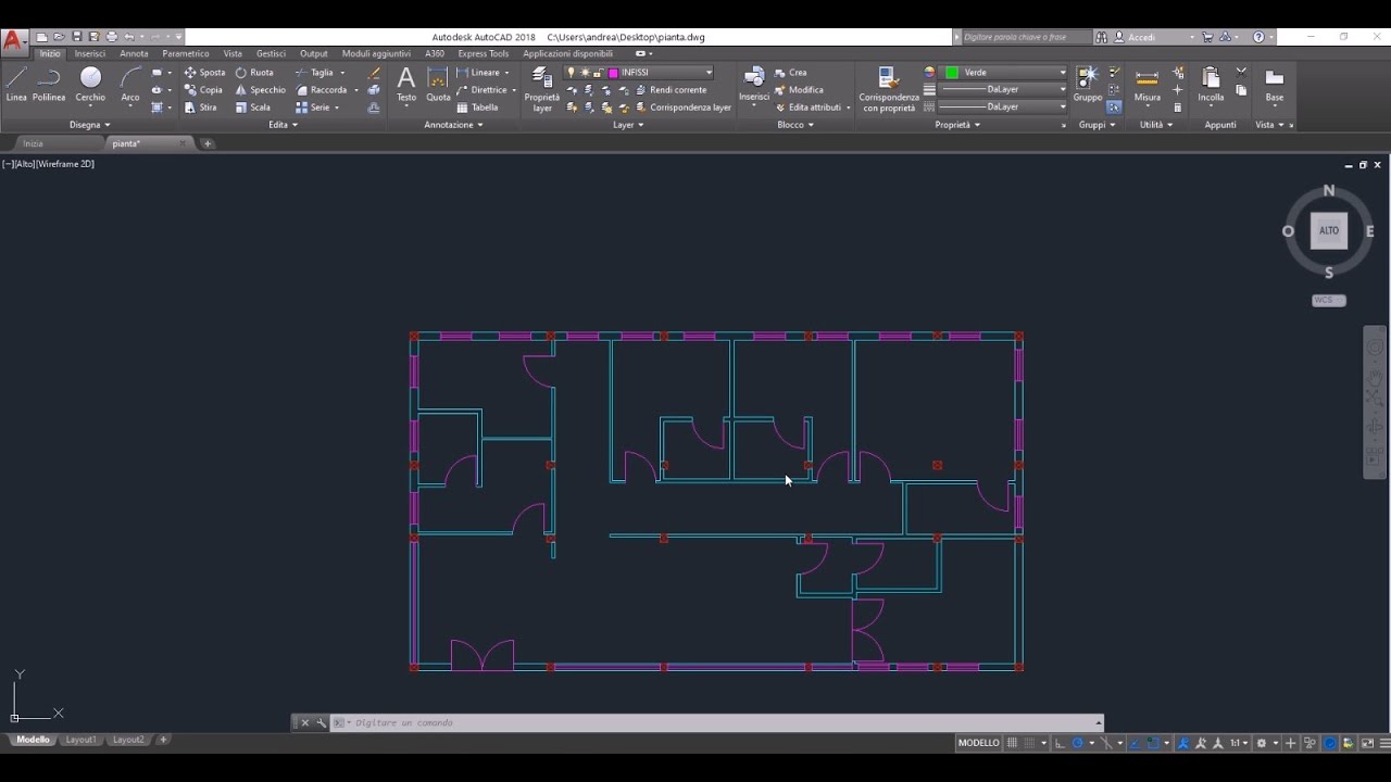 01 AutoCAD   Sezione