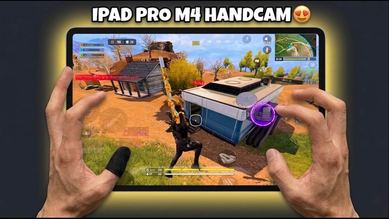 iPad Pro M4 😍 CODM HANDCAM Smooth + 120 FPS 🔥 codm test / Gameplay/ Best Sensitivity