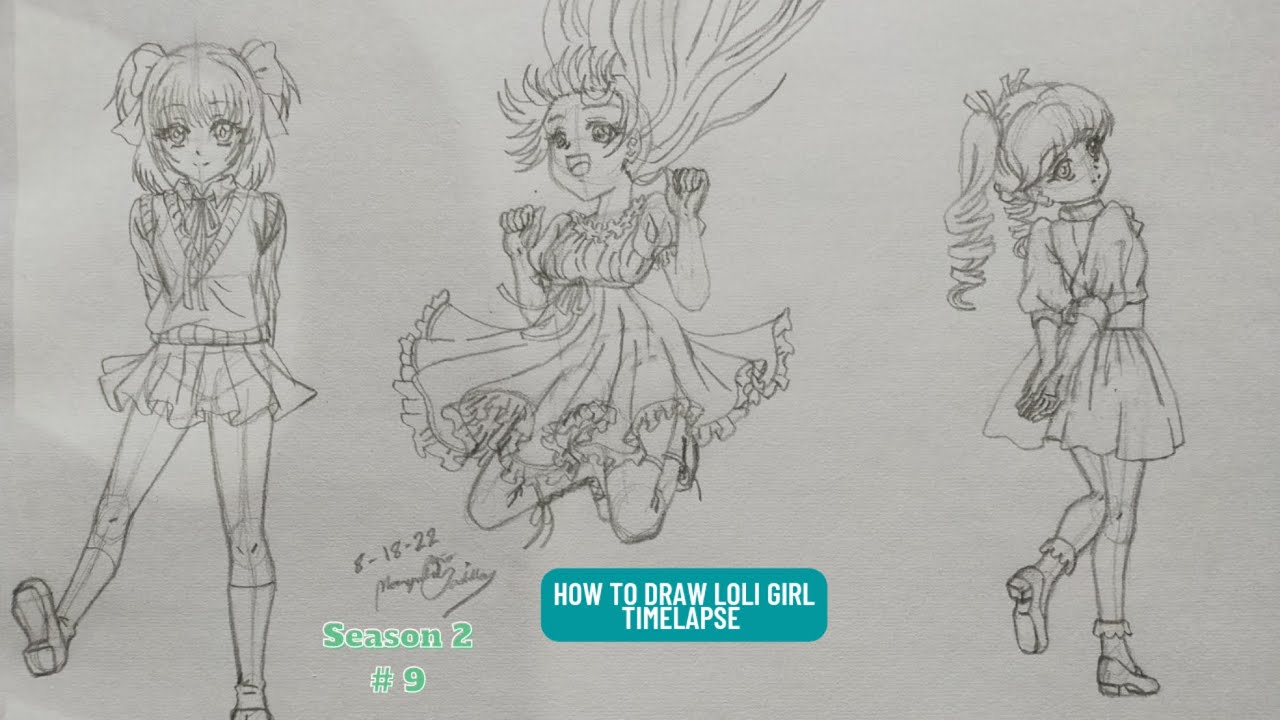 How To Draw Loli Girl Timelapse S.2 #9