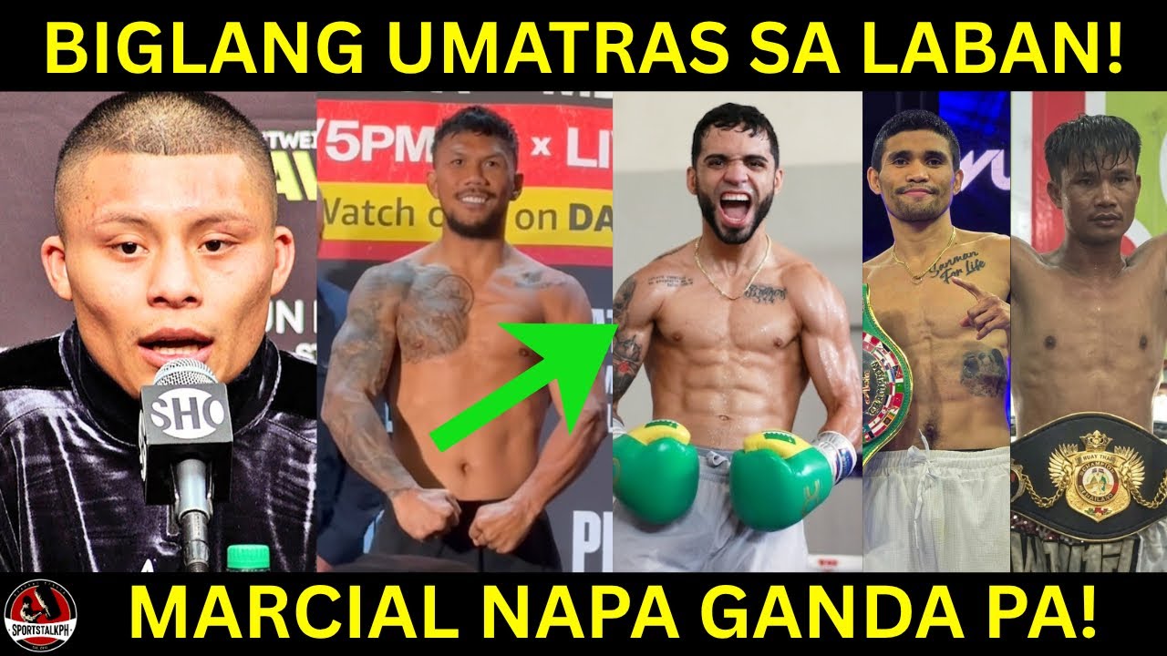 LABAN ni Pitbull at Marcial nagka problema! UMATRAS bigla ang Kalaban! Tapales kalaban 33 talo!