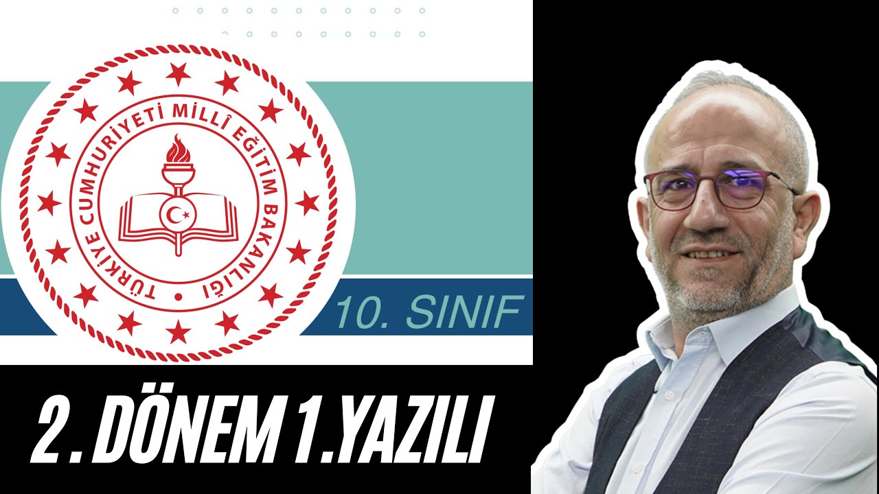 MEB Matematik 10.Sınıf 2.D&ouml;nem 1.Yazılı &Ouml;rnek Soru &Ccedil;&ouml;z&uuml;m&uuml; 