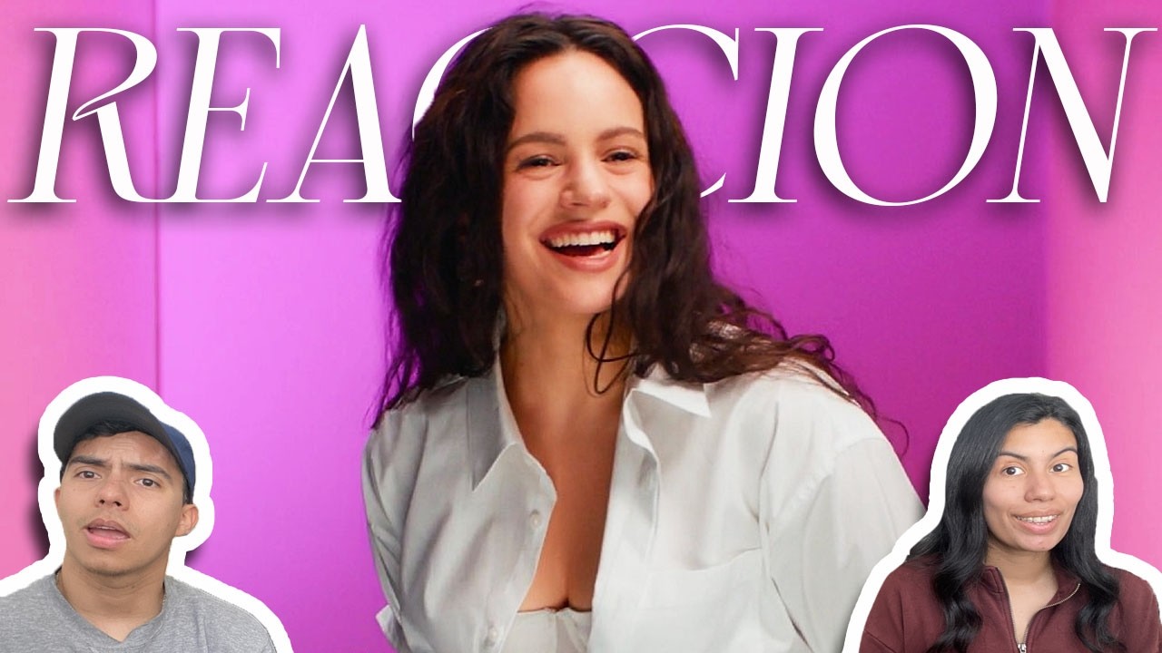 MEXICANOS REACCIONAN II Rosalía Answers Questions on Set