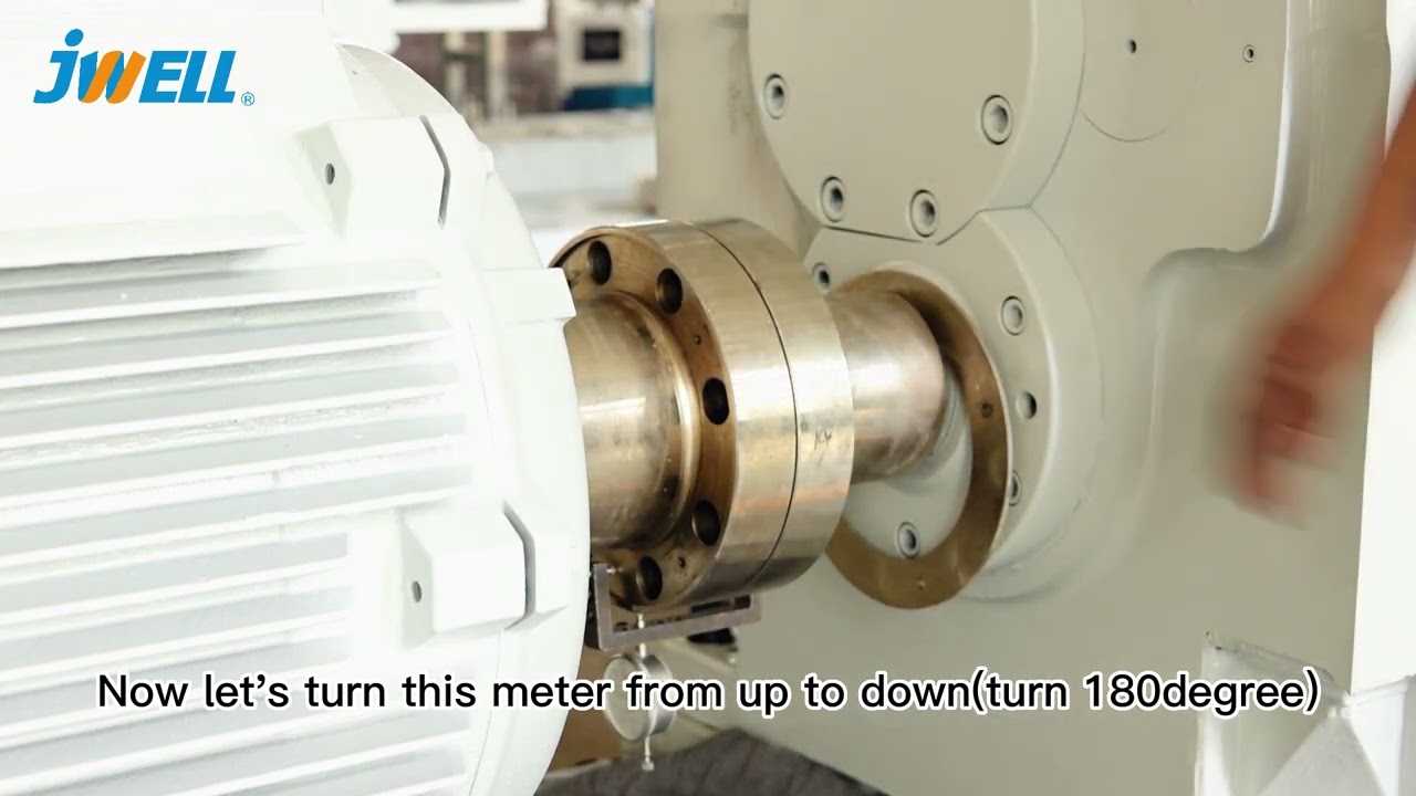 The installation for motor and gearbox for 85/40 parrallel twin screw extruder for PET sheet line
