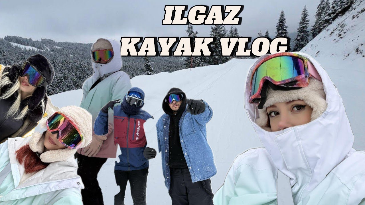 Ilgaz' Da Ekiple Kayak Vlog (Ekibe kayak yapmayı öğrettim)