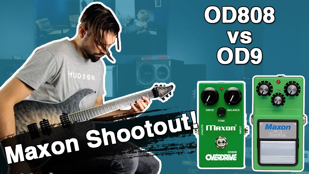 Maxon OD9 vs OD808 | Shootout on Peavey 5150 Block Letter | Overdrive Pedal Demo