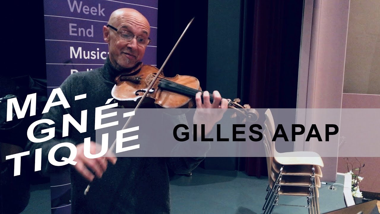 Gilles Apap live dans "Magnétique" (3 mai 2019, RTS Espace 2)
