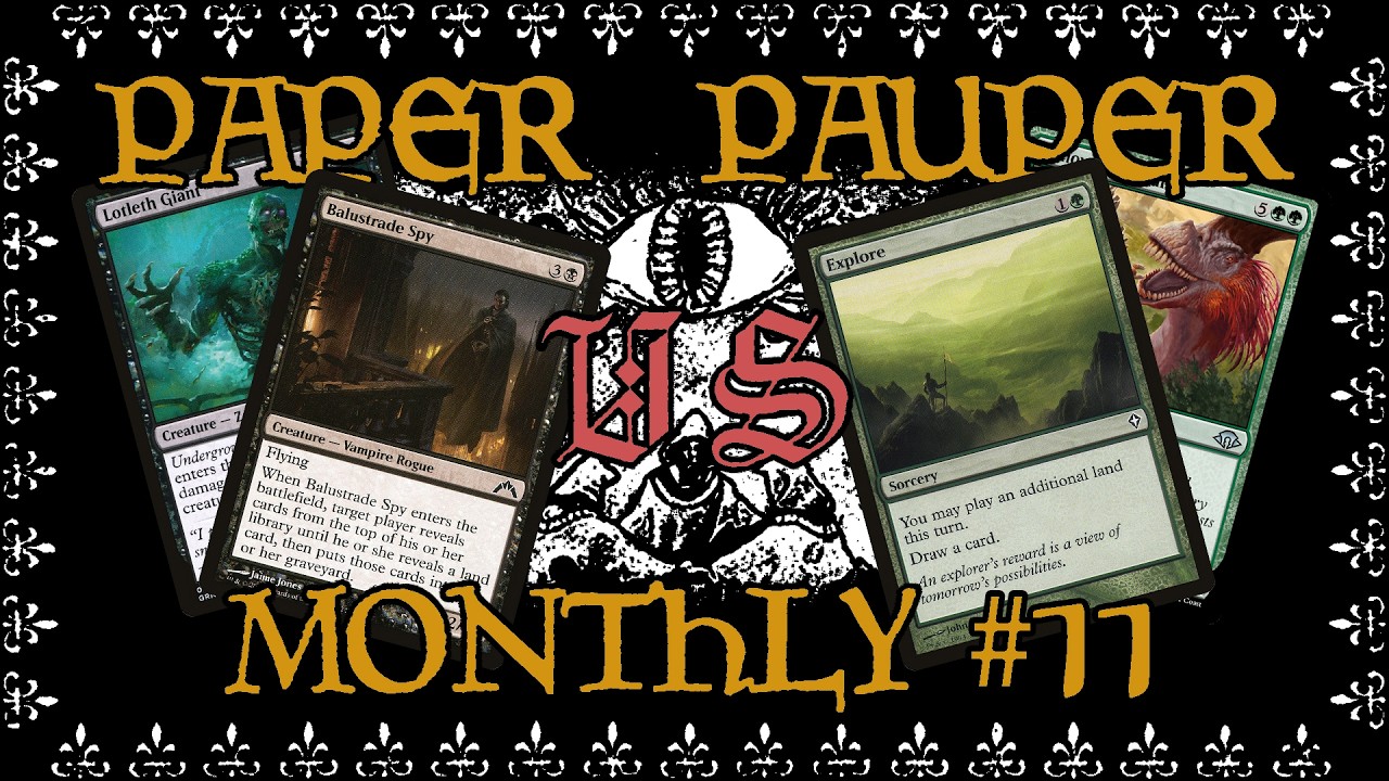 Spy Combo vs Temur Cascade | Round 1 | Deadly Disputes Paper Pauper Monthly #11