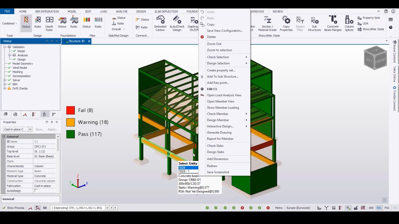 Introducción a Tekla Structural Designer