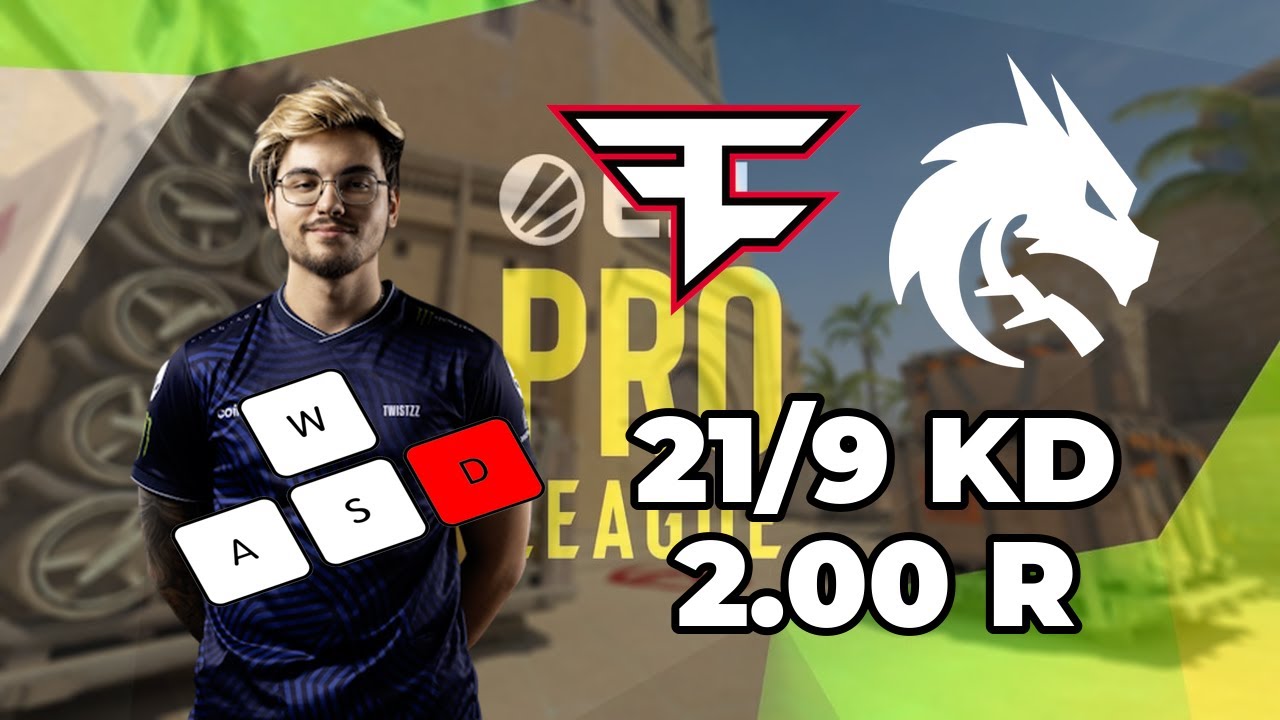 Twistzz POV 21-9 vs Spirit! | Mirage | EPL 22 | CS2 PRO POVs