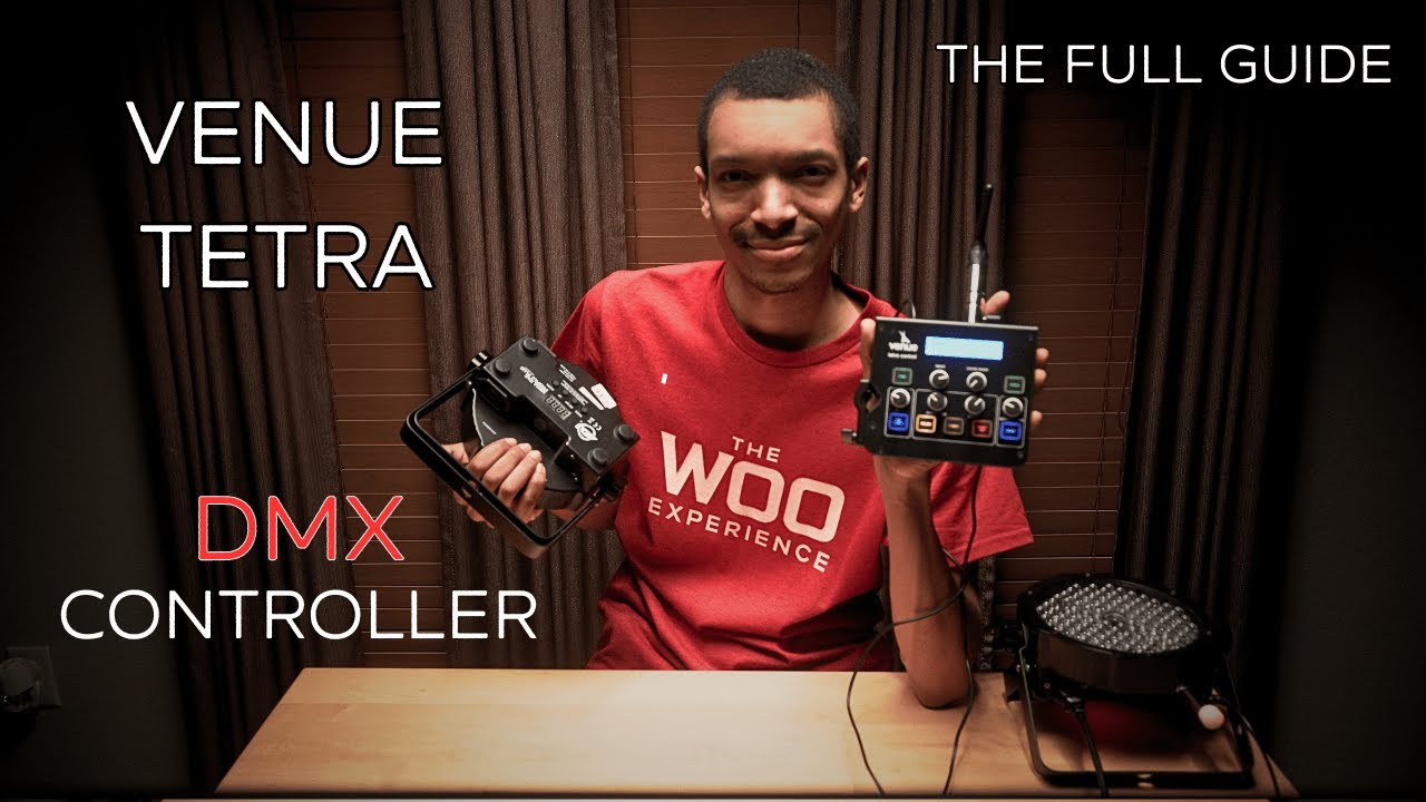 Venue Tetra DMX Setup: How to Link ADJ Mega Par Profile Uplights