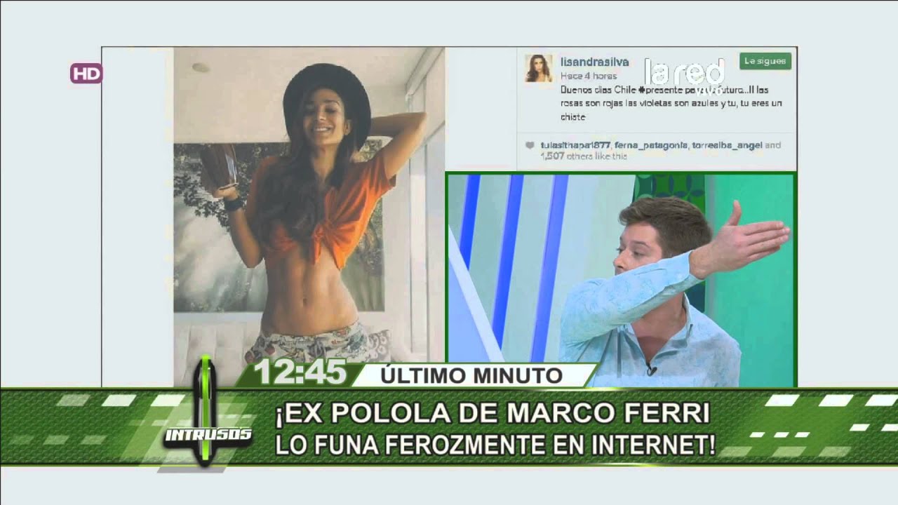 Ex polola de Marco Ferri lo funó a través de su Instagram