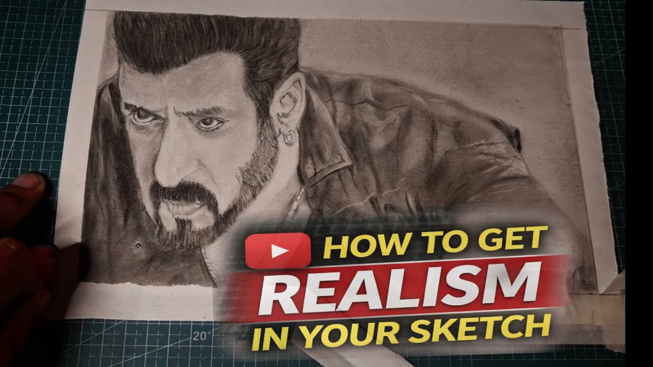 How to Get Realism in Your  Sketch | Step-by-Step Drawing | Salman Khan#salmankhan #sketch #drawing 