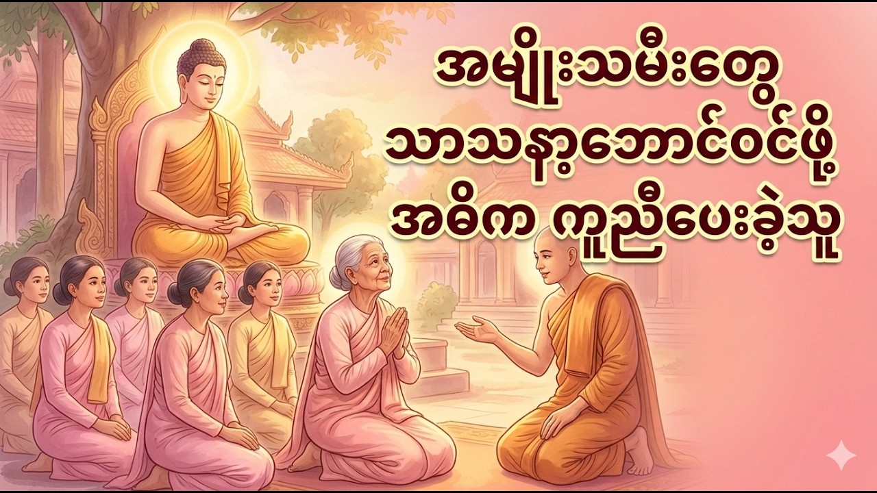 အမျိုးသမီးတွေသာသနာ့ဘောင်၀င်ဖို့အဓိကကူညီပေးခဲ့သူ။ပါချုပ်ဆရာတော်ဘုရား ဒေါက်တာအရှင်နန္ဒမာလာဘိဝံသ