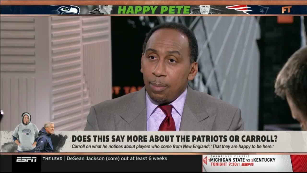 ESPN FIRST TAKE | Stephen A. Smith DEBATE: Does this say more about the Patriots or Carroll?