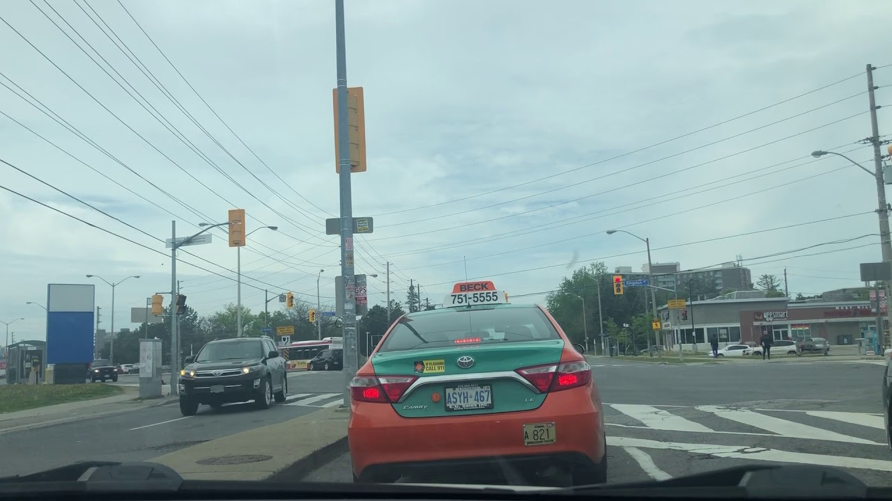 Learn to drive in Toronto left tun major intersection, Kingston driving academy