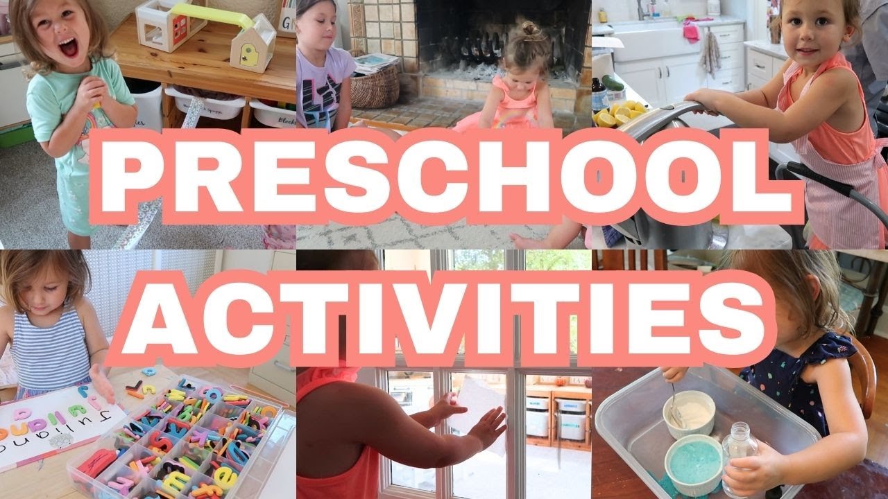 ACTIVITIES FOR 4 YEAR OLDS AT HOME // PRESCHOOL ACTIVITIES FOR 4 YEAR OLDS