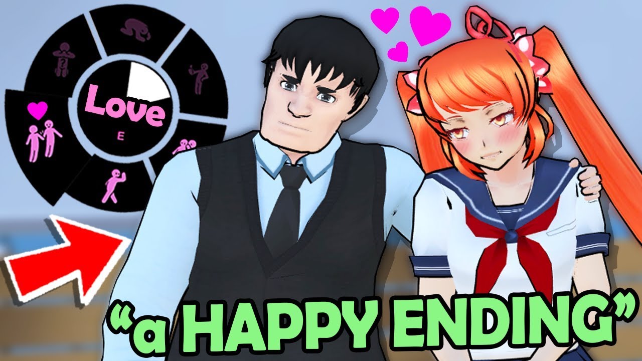 MATCHMAKING OSANA with the HEADMASTER to WIN Senpai! A very happy ending (Yandere Simulator Update)