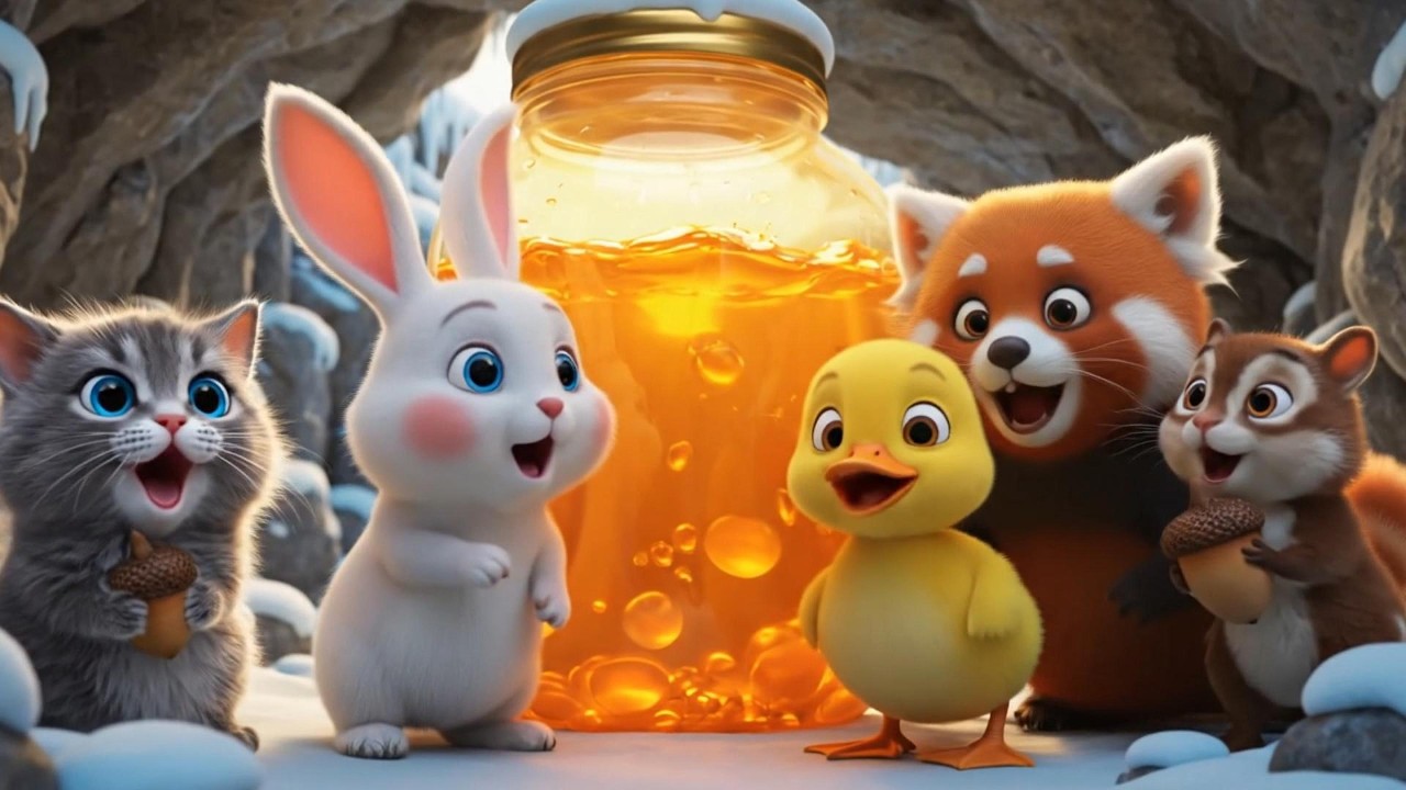 🐰🐤Roro, Dodo, and Kiki: Embark on a Journey to Discover the Secret Honeycomb 🍯 with Red Panda Yoyo