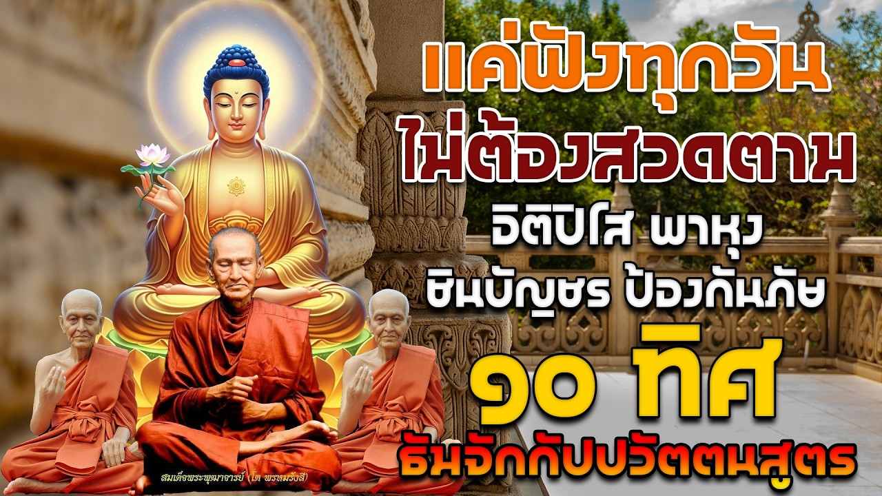 อิติปิโส พาหุง ชินบัญชร ป้องกันภัย ๑๐ ทิศ I มหาเมตตาใหญ่ ยอดพระกัณฑ์ไตรปิฎก ธัมจักกัปปวัตตนสูตร