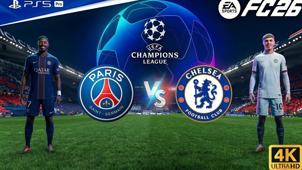 Fc26 PSG vs Chelsea|UEFA champions league|ps5 4K