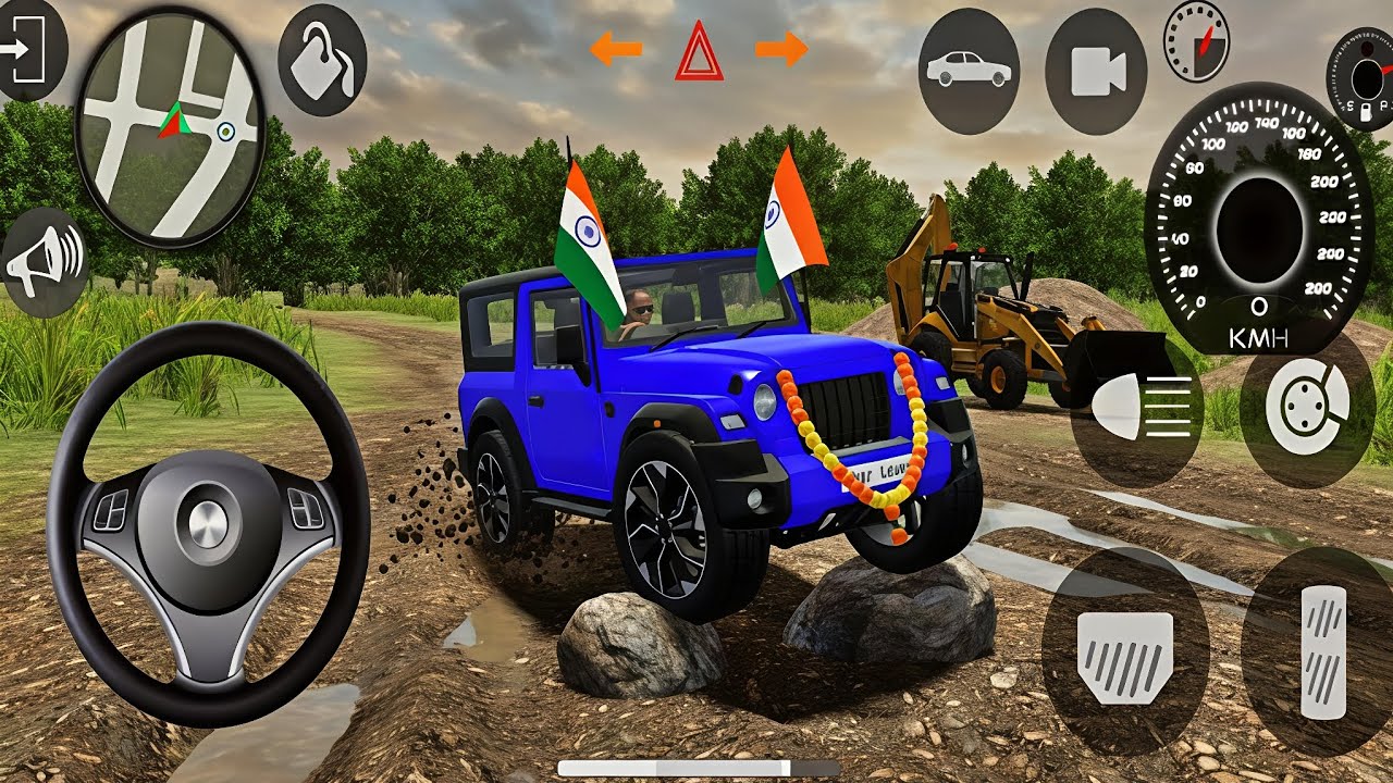 Modified Mahindra Thar Car Games: Indian Cars (Gadi Wala Game) - Car Game Android Gameplay 2026