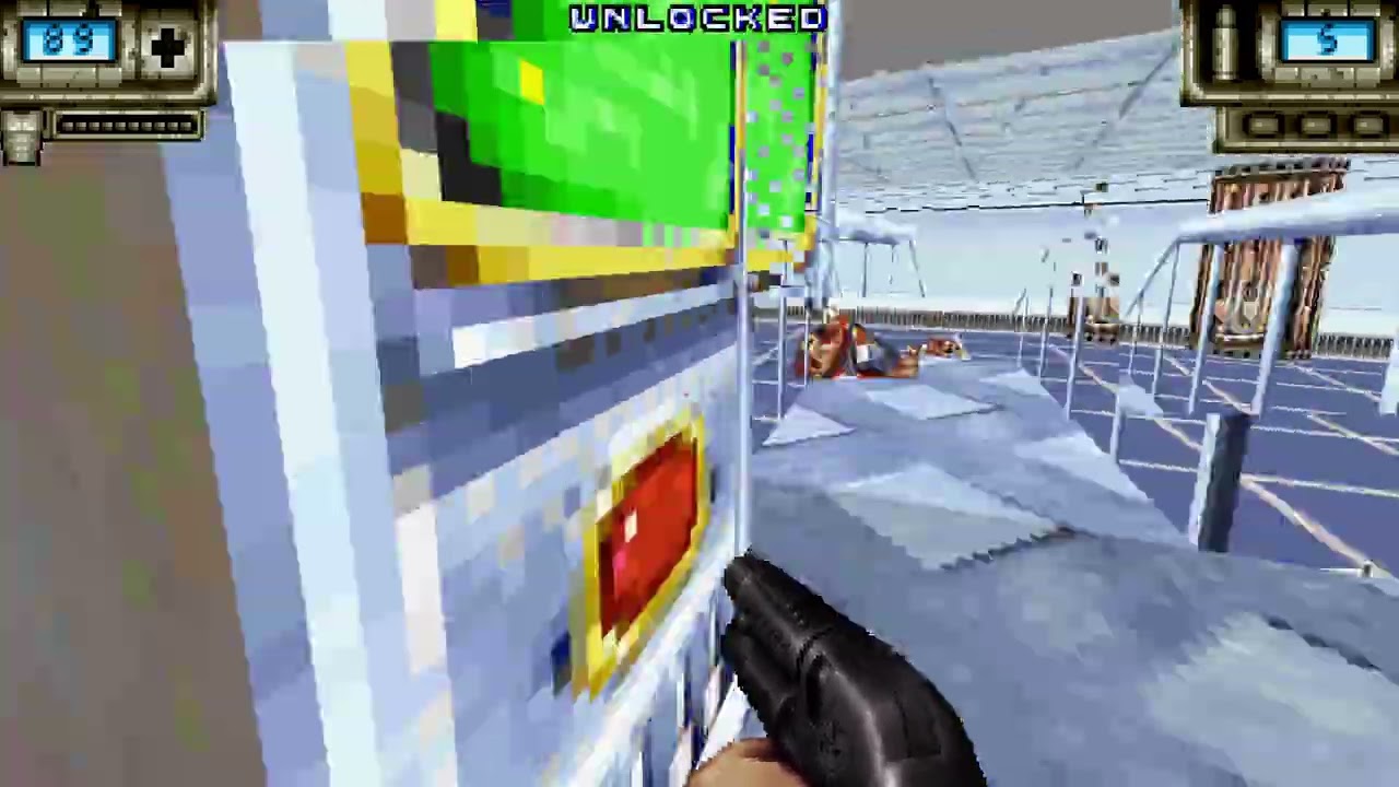 Duke Nukem Advance(Gameboy version) on the PC with the EDuke32 emulator.