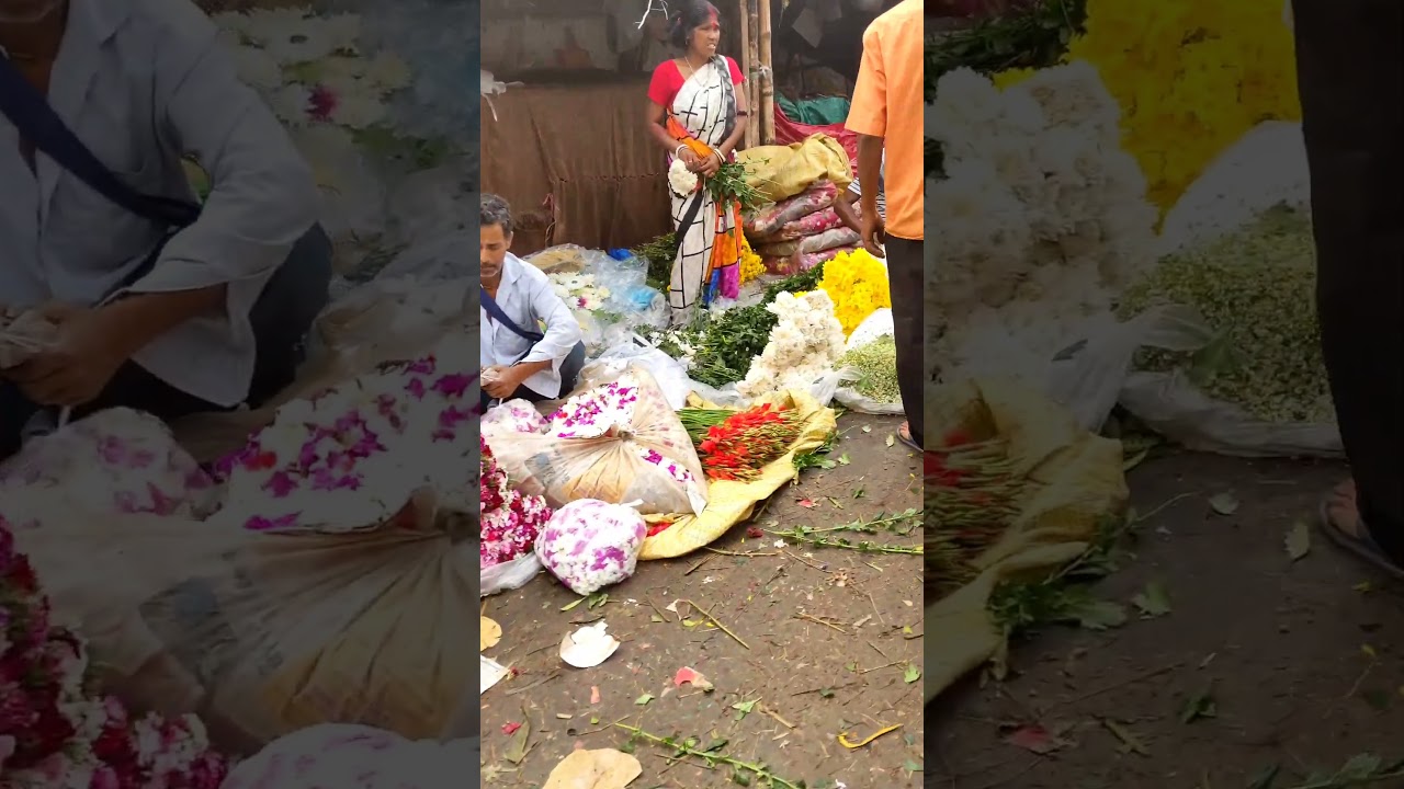Howrah Flower Market🌺🌻🌹🌷|| largest flower market in Kolkata || Soumya Das