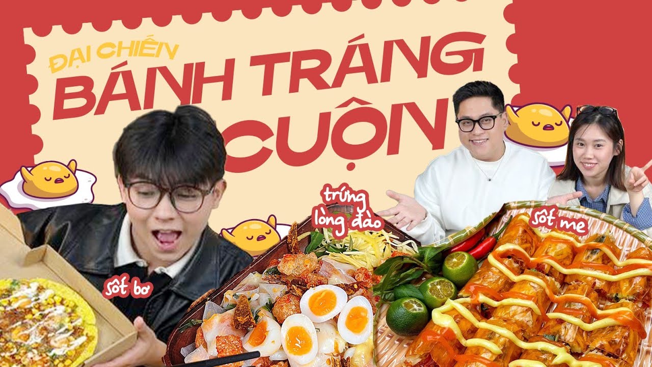 Đại chiến Bánh tráng cuộn: Bạn là team Bơ 🧀, Me 🫛 hay Trứng lòng đào 🥚