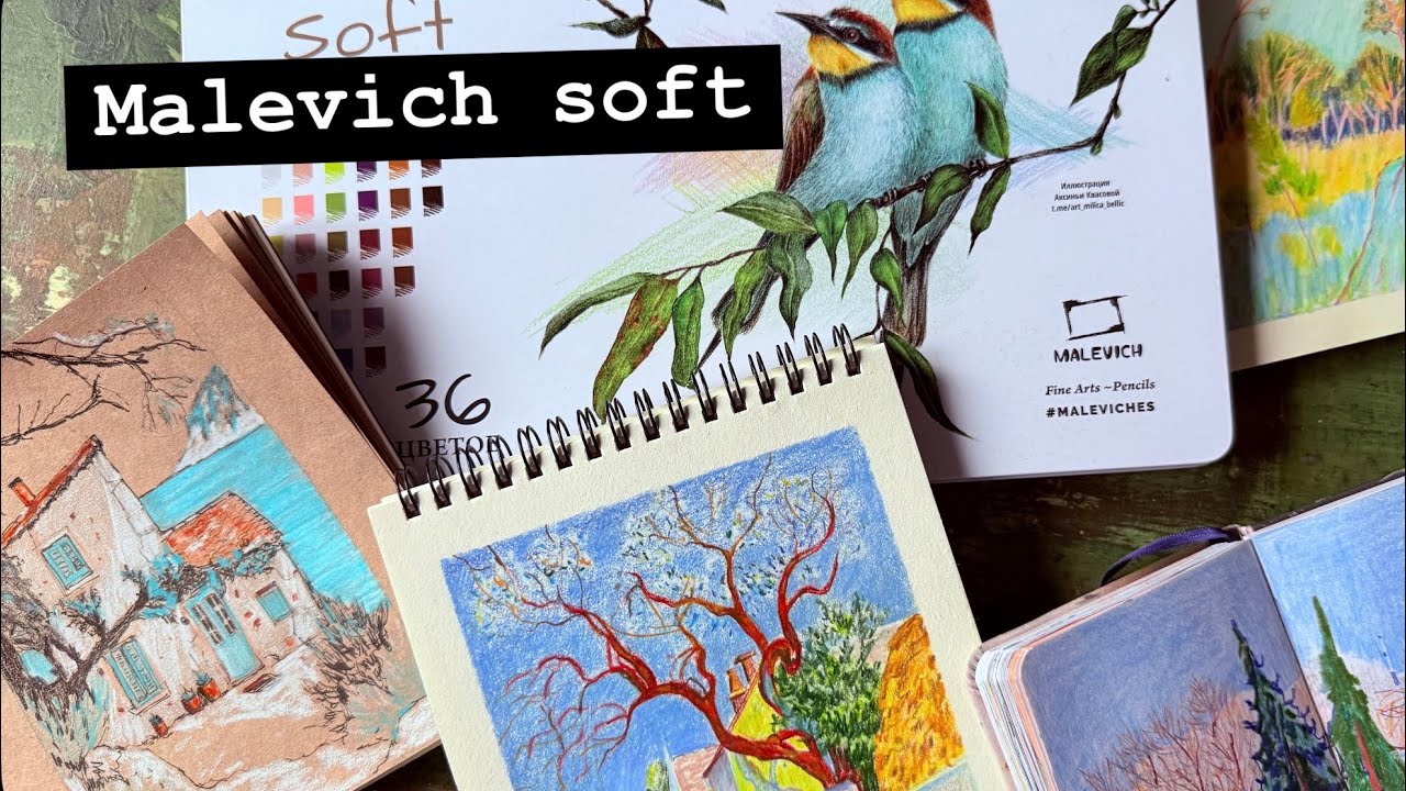 Мягкие карандаши от Малевич Graf’Art color soft! На что же они похожи?