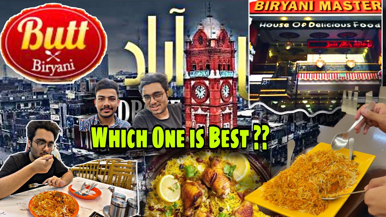 Trying Best Biryani’s In Faisalabad | Butt Biryani vs Biryani Master