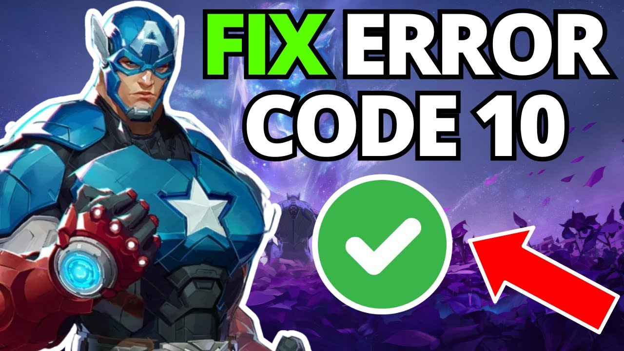 Как исправить ошибку Marvel Rivals с кодом 10