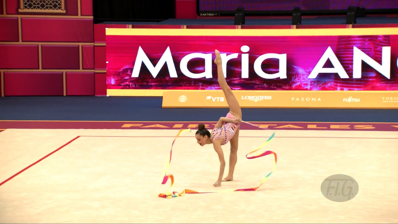 ANO BACA Maria (ESP) - 2019 Rhythmic Worlds, Baku (AZE) - Qualifications Ribbon