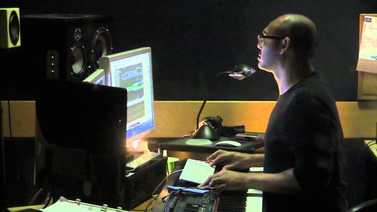 David Page in the Studio for 'Dance Clan 3'