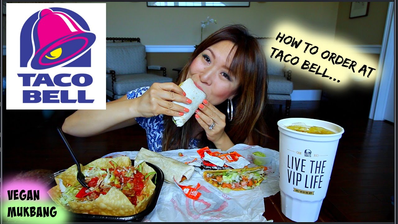 TACO BELL MUKBANG • vegan