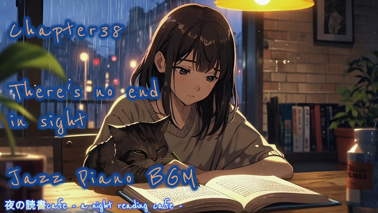【読書用BGM】Chapter38_There's no end in sight_Jazz Piano  BGM【作業用BGM】 #ジャズピアノ #cat #猫