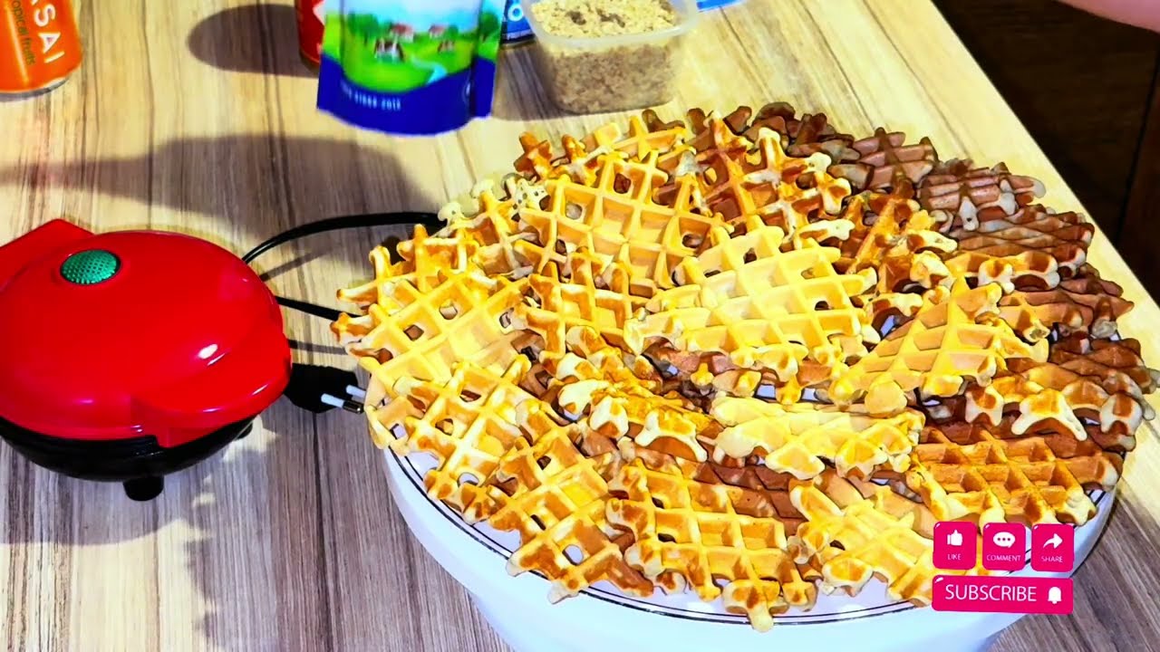 Мягкие венские вафли | Простой и вкусный рецепт домашних вафель✅