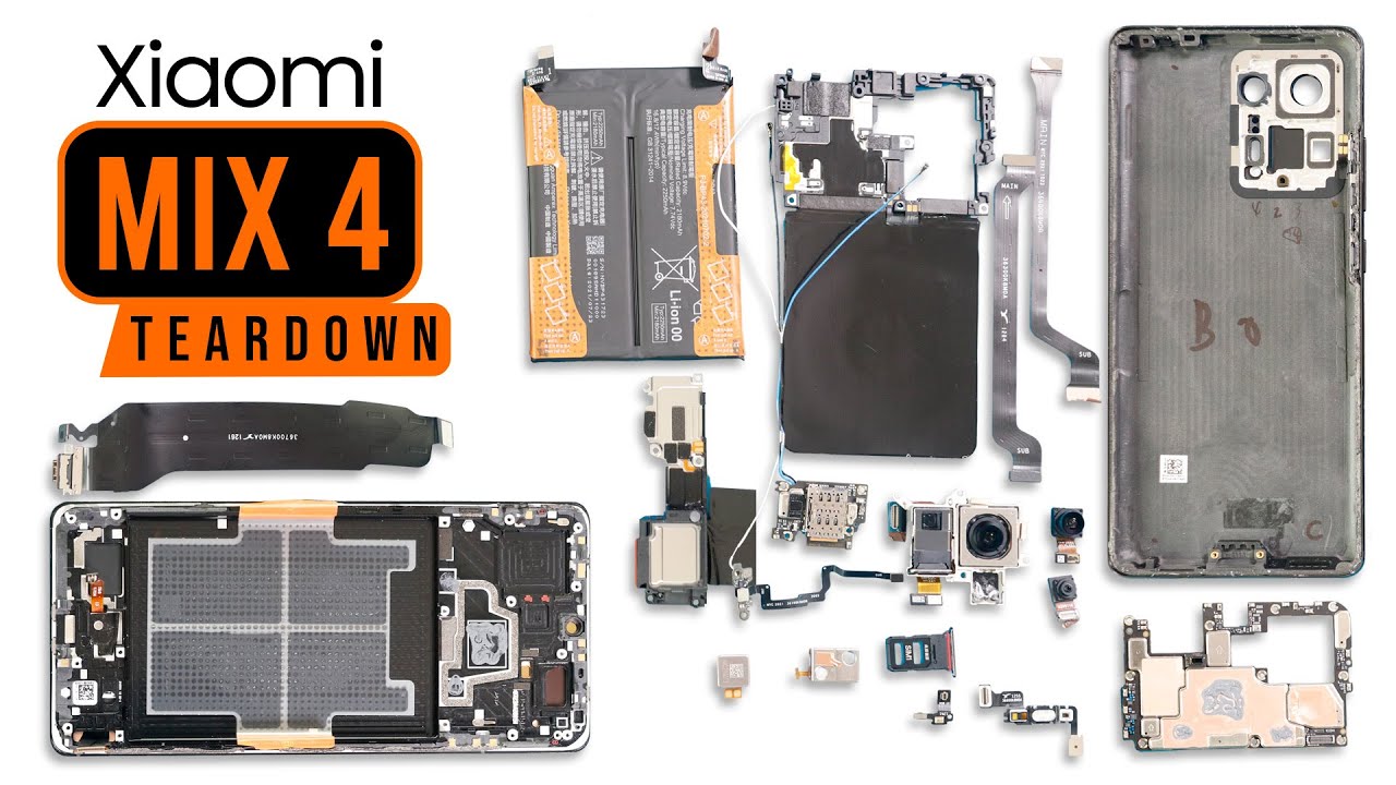 Xiaomi Mix 4 Teardown | Missing Touch ID Camera ?
