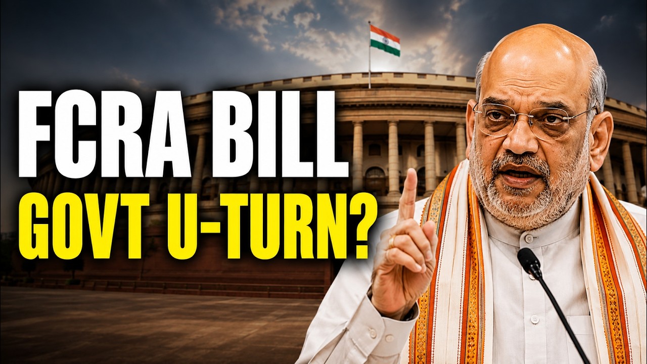 FCRA Amendment Bill 2026: Centre Sends Foreign Funding Bill To JPC | HM Amit Shah | NGO Funding