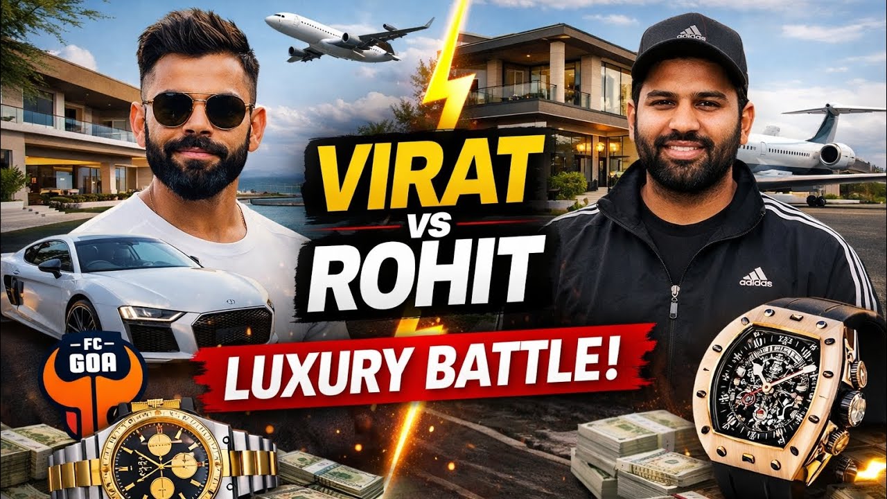 Virat Kohli vs Rohit Sharma | Cars, Houses, Net Worth | SHOCKING Luxury Comparison 😱