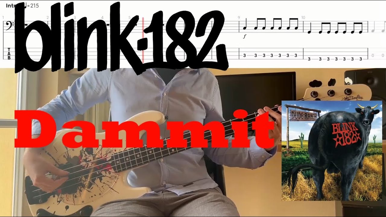 Blink 182 - Dammit (Bass Cover & Tabs)