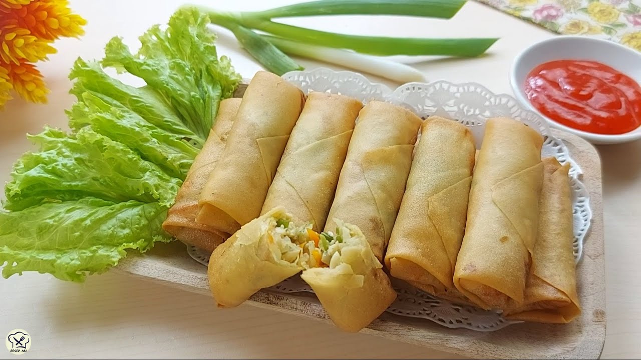 LUMPIA GORENG INI ISIANNYA ENAK BANGET PANTESAN BUAT JUALAN CEPAT LUDES