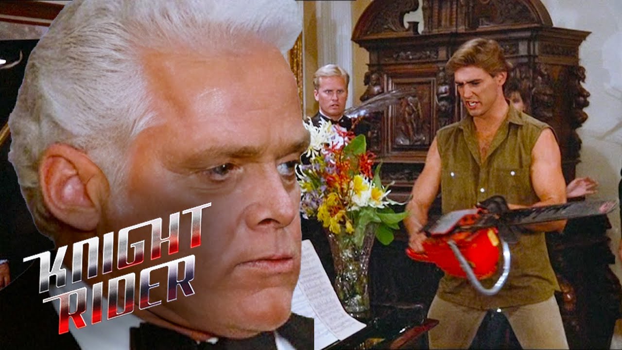 Chainsaw weilding Lumberjack's Crash The Party | Knight Rider