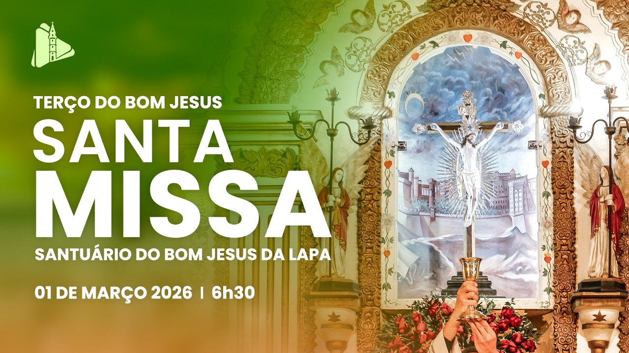 Terço do Bom Jesus e Missa - 06h30 | Santuário do Bom Jesus - 01/03/2026