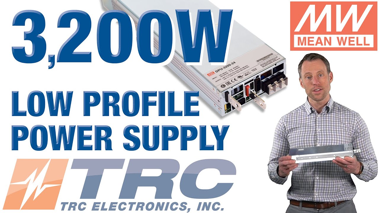 DPU-3200-24 & DPU-3200-48 MEAN WELL Power Supplies