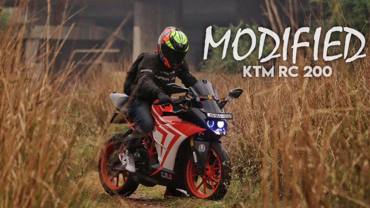 The BEST Modified KTM RC 200 | KTM RC Modification,Graphics,Paint | ktm wrap & stickers