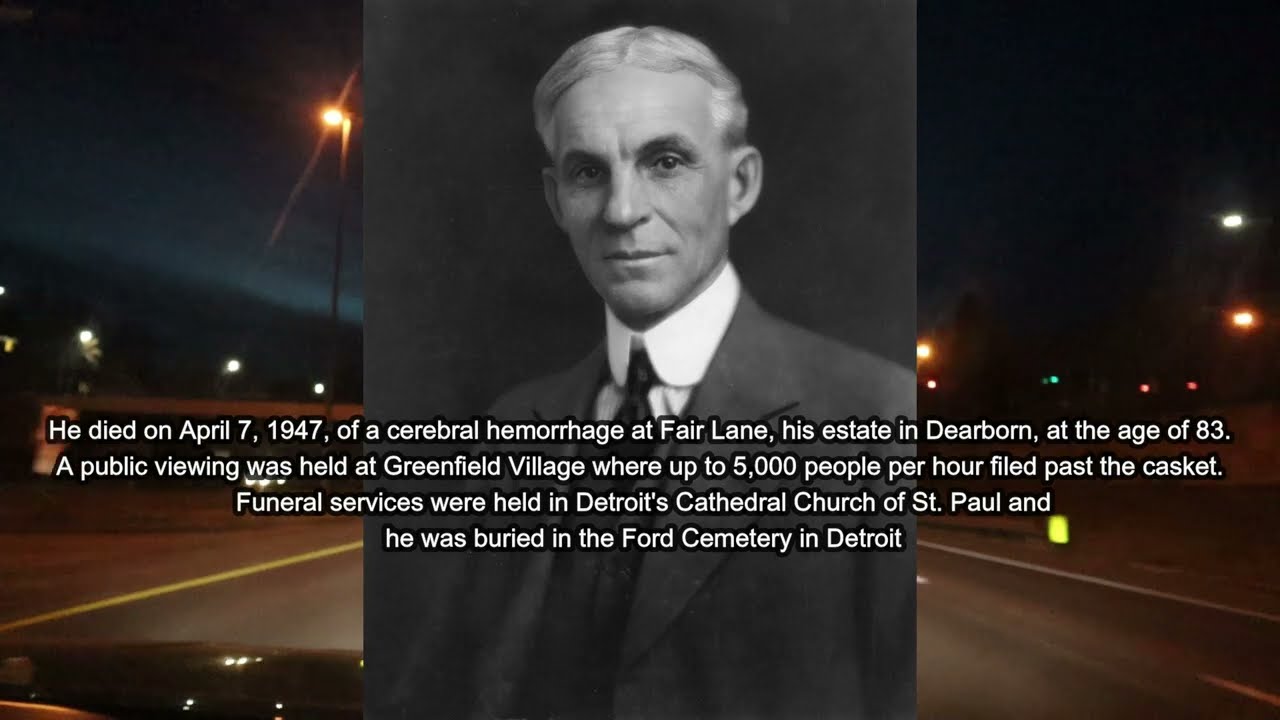 Henry Ford and his families final resting place. Detroit, Michigan. Also an abandoned church.