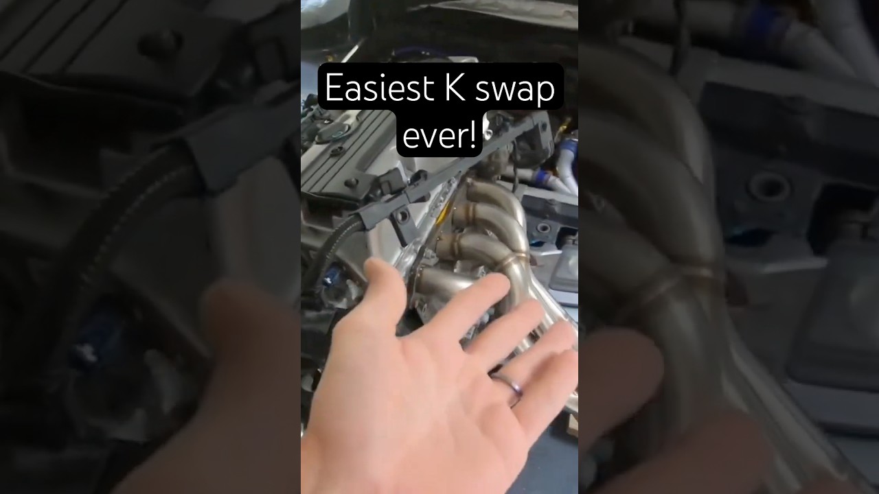 K series engines swaps so easy you can do them at home. #k20 #k24 #kswap #kseriesonly