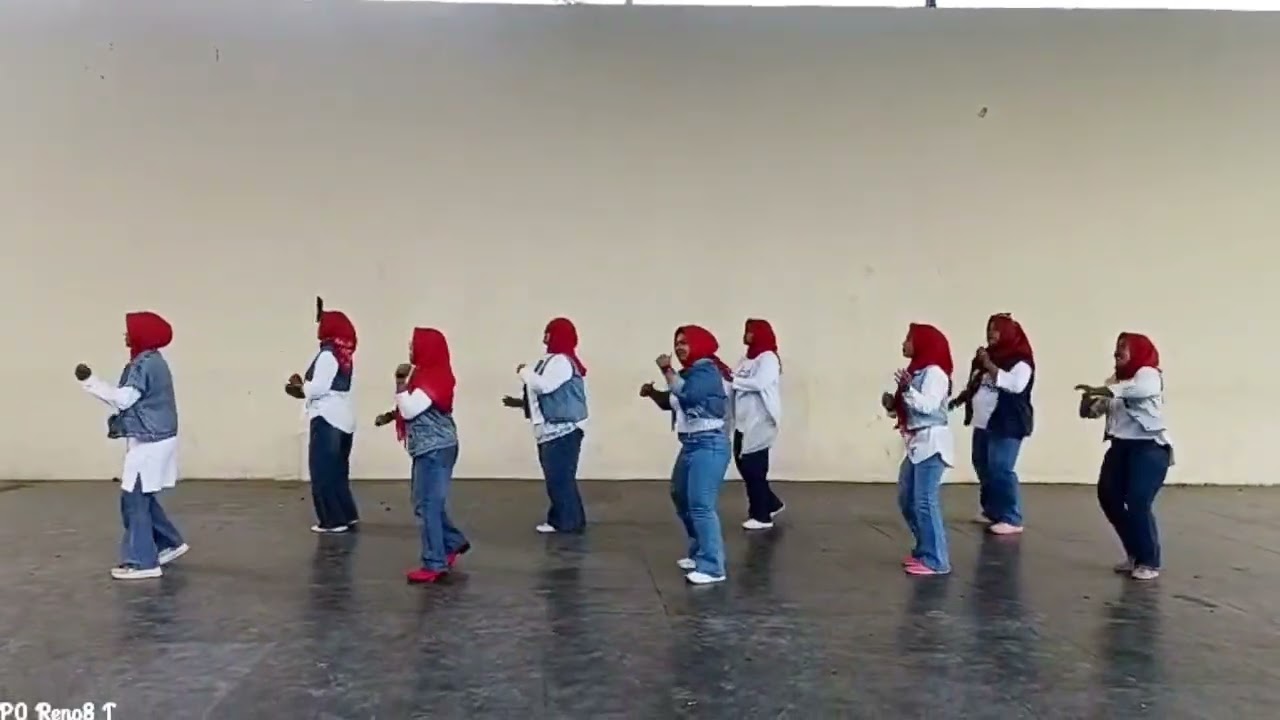 Setelan daboy Line dance //coreo Asbarabare Rini H Luci Irawati// demo Gen-x 